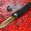 Microtech Combat Troodon Double Edge Bronzed Full Serrated 2 Microtech Combat Troodon Double Edge Bronzed Full Serrated -Southern Blades MT142 15 2