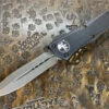 Microtech Combat Troodon Double Edge Damascus Copper Ringed Accents (Pre-Owned)