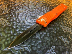 Microtech Combat Troodon Double Edge Standard Orange 2015 W/ Factory DLC Blade
