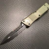 Microtech Combat Troodon Double Edge Part Serrated OD Green