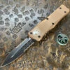 Microtech Combat Troodon Double Edge Part Serrated Tan 1 Microtech Combat Troodon Double Edge Part Serrated Tan -Southern Blades MT142 2TA 2