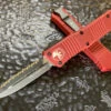 Microtech Combat Troodon Double Edge Full Serrated Red 2 Microtech Combat Troodon Double Edge Full Serrated Red -Southern Blades MT142 3RD 2