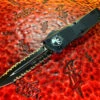 Microtech Combat Troodon OTF Automatic Knife Double Edge Double Full Serrated Tactical