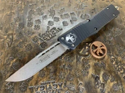 Microtech Combat Troodon Single Edge Stonewashed Standard