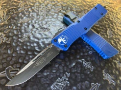 Microtech Combat Troodon Single Edge Standard Blue