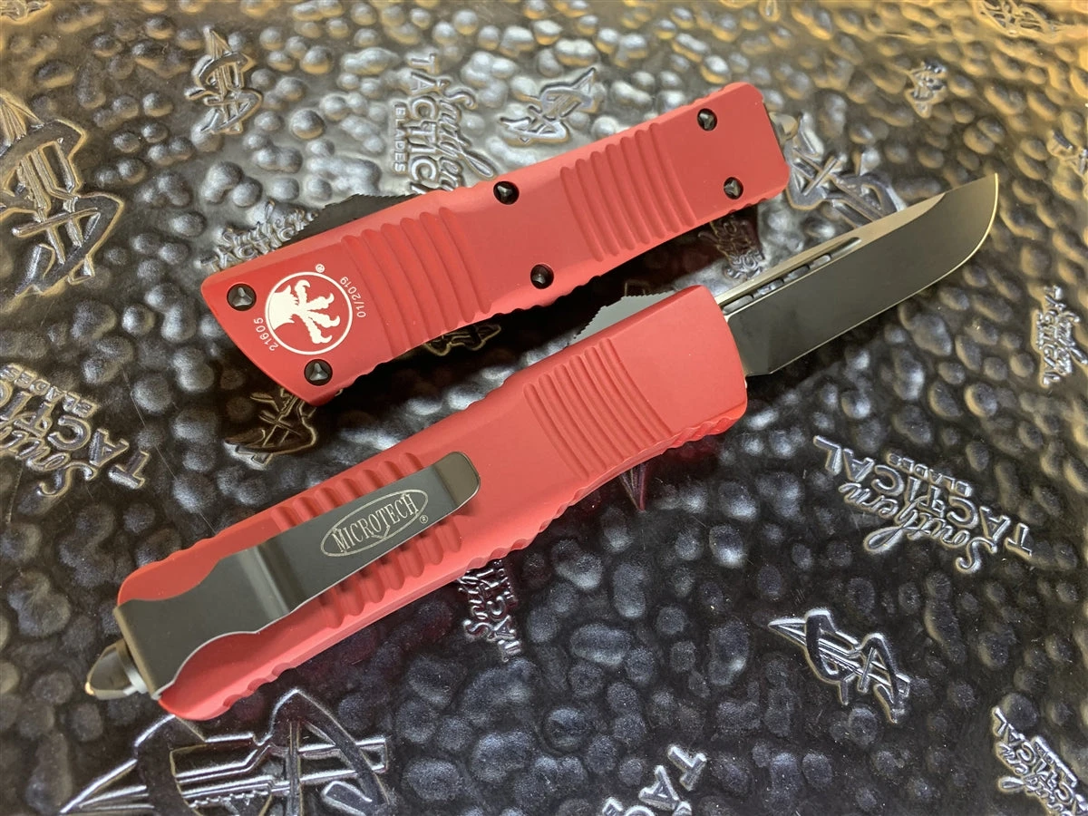 Microtech Combat Troodon Single Edge Standard Red 4 Microtech Combat Troodon Single Edge Standard Red - Image 2