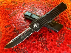 Microtech Combat Troodon Tanto Part Serrated Tactical