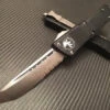 Microtech Combat Troodon Tanto Satin Part Serrated 2 Microtech Combat Troodon Tanto Satin Part Serrated -Southern Blades MT144 5 2