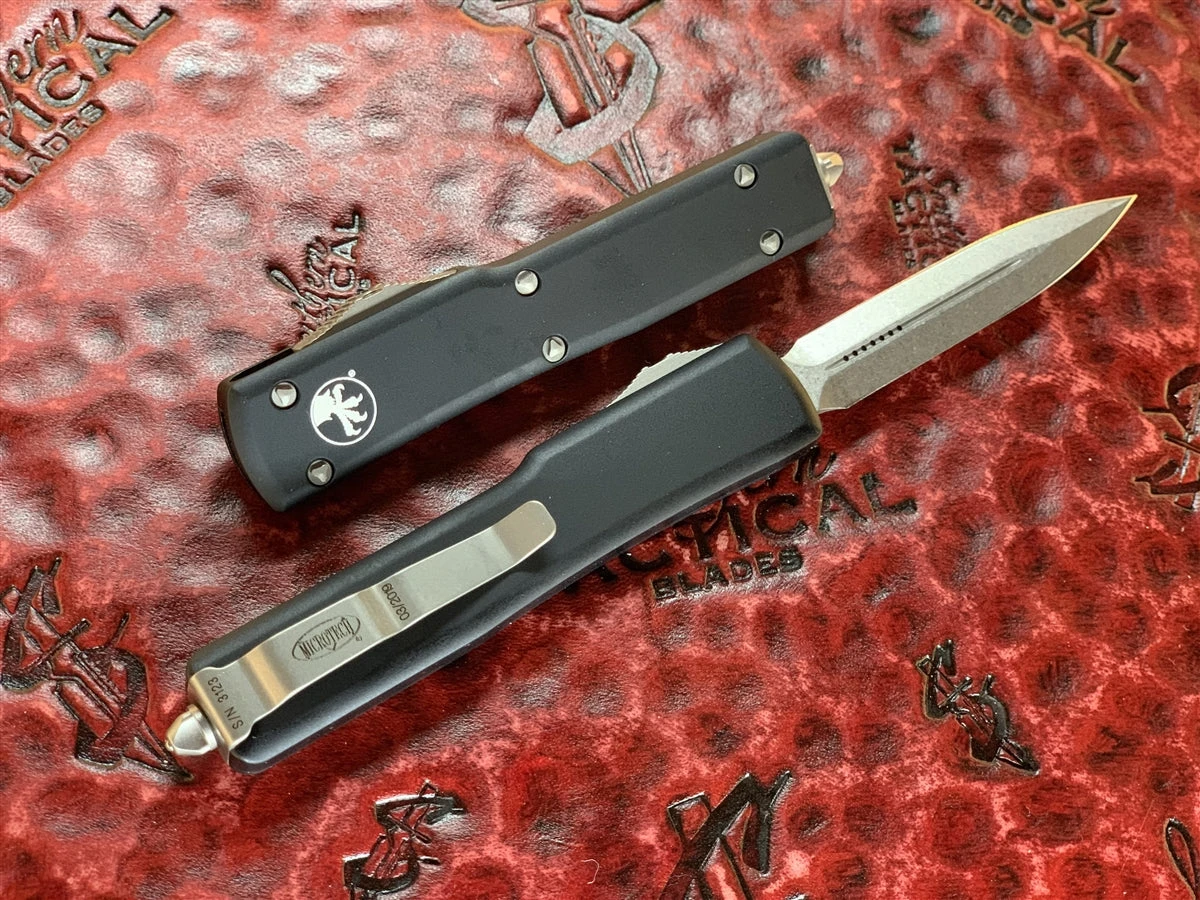 Microtech UTX-70 OTF Automatic Knife Double Edge Stonewashed Standard 4 Microtech UTX-70 OTF Automatic Knife Double Edge Stonewashed Standard - Image 2