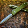 Microtech UTX-70 OTF Automatic Knife Double Edge Apocalyptic OD Green Standard 1 Microtech UTX-70 OTF Automatic Knife Double Edge Apocalyptic OD Green Standard -Southern Blades MT147 10APOD 2