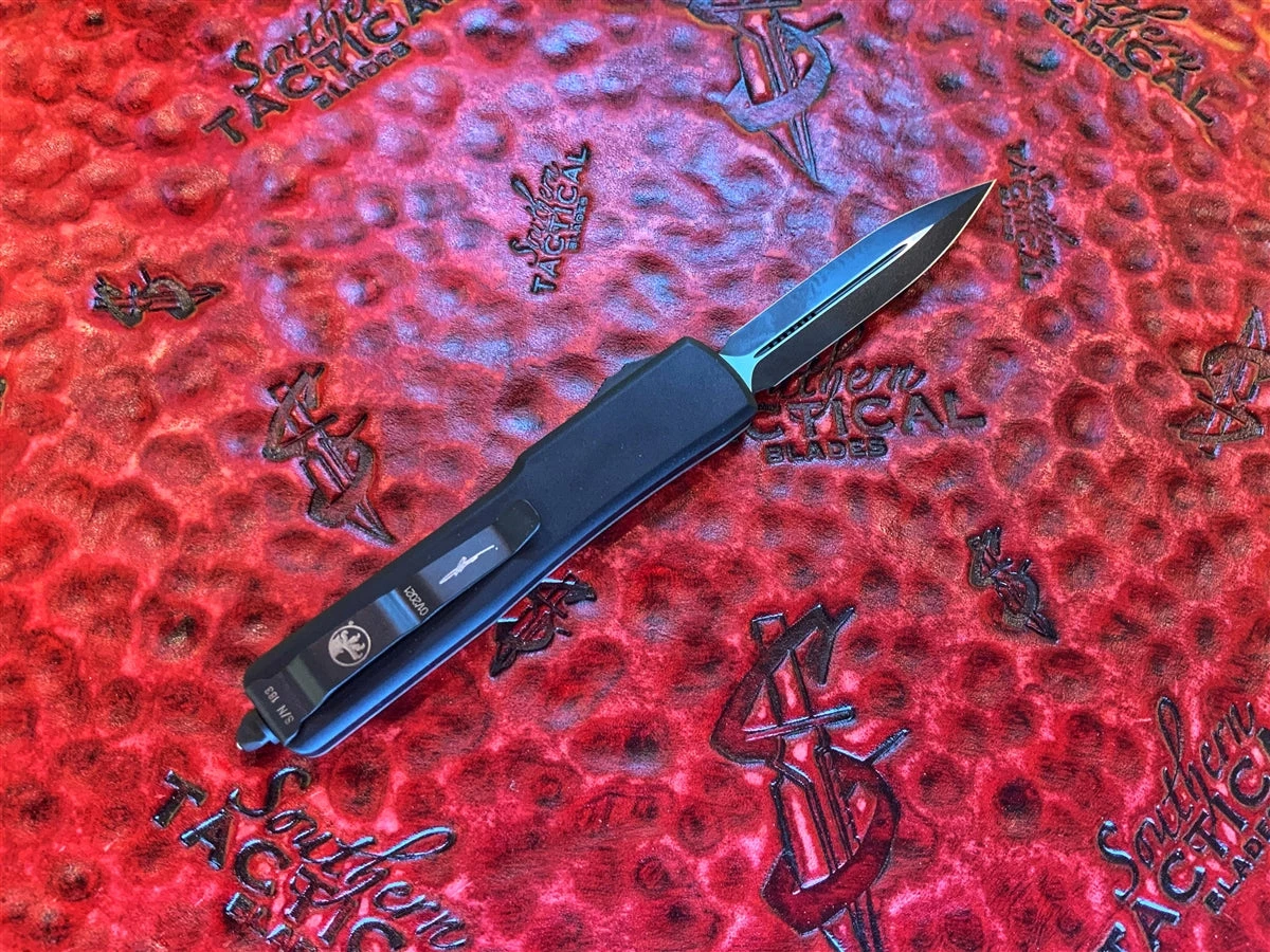 Microtech UTX-70 Double Edge Standard Jade G10 Top Signature Series 4 Microtech UTX-70 Double Edge Standard Jade G10 Top Signature Series - Image 2