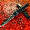 Microtech UTX-70 Double Edge Part Serrated 2 Microtech UTX-70 Double Edge Part Serrated -Southern Blades MT147 2 2