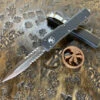 Microtech UTX-70 Double Edge Satin Part Serrated