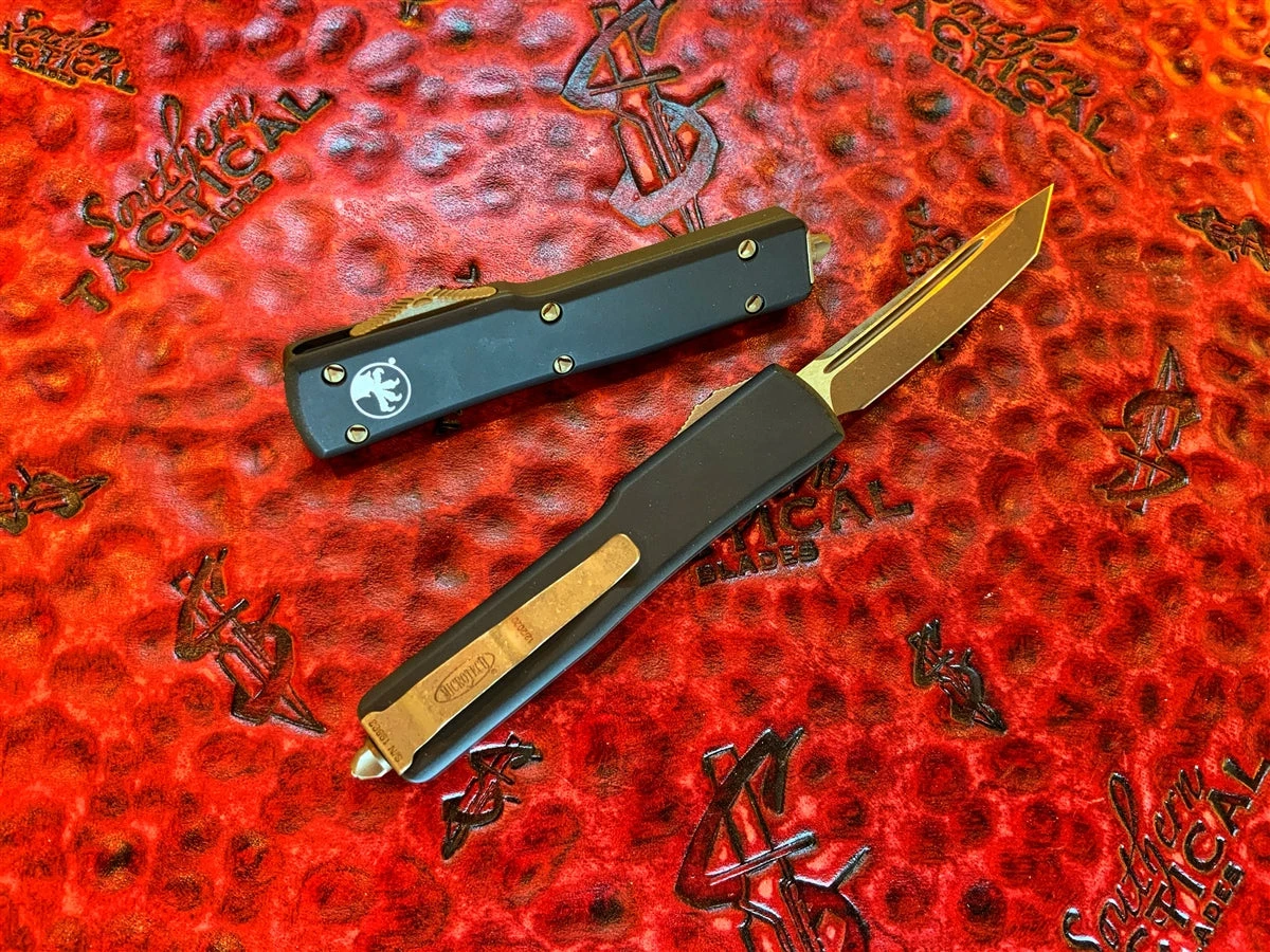Microtech UTX-70 Tanto Edge Bronzed Apocalyptic Standard 4 Microtech UTX-70 Tanto Edge Bronzed Apocalyptic Standard - Image 2