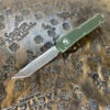 Microtech UTX-70 Tanto Edge Satin Standard OD Green