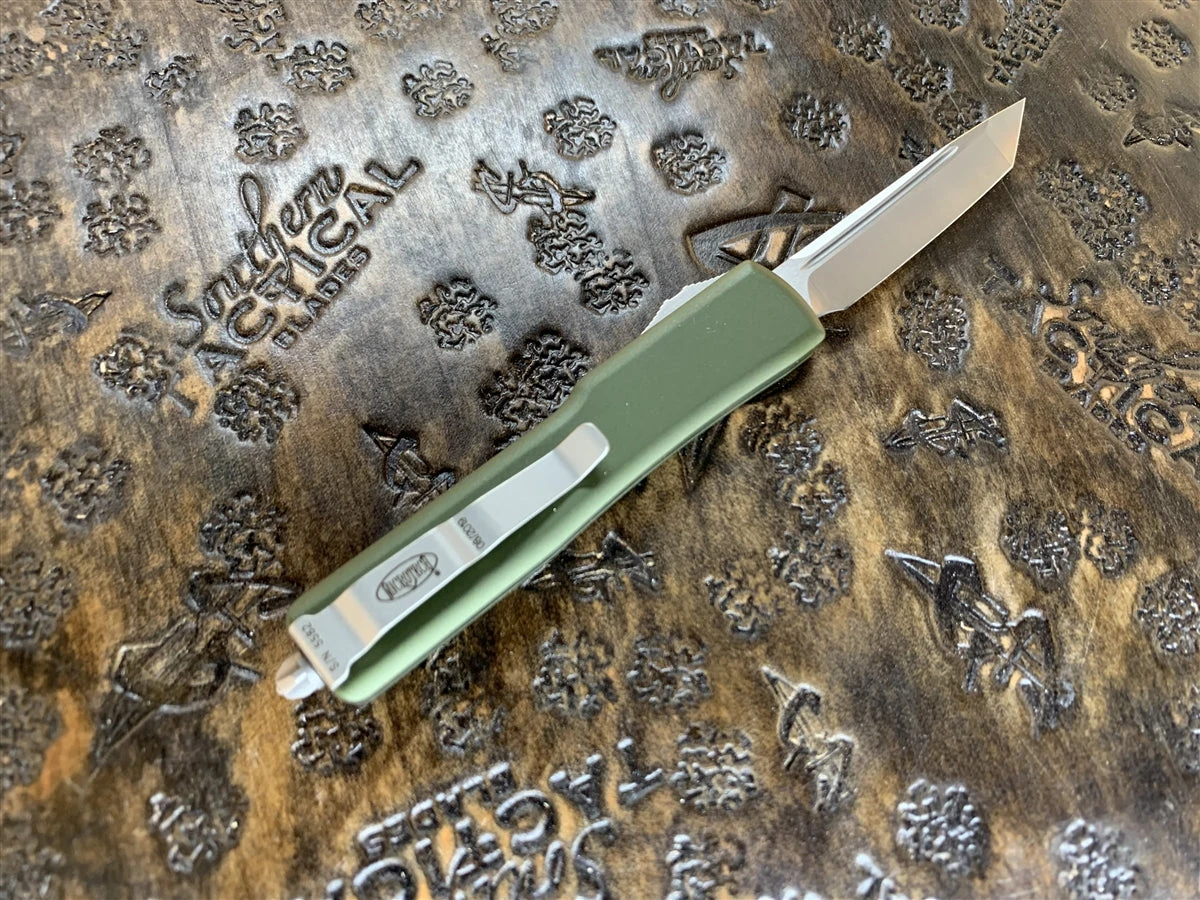 Microtech UTX-70 Tanto Edge Satin Standard OD Green 4 Microtech UTX-70 Tanto Edge Satin Standard OD Green - Image 2