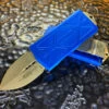 Microtech Exocet Double Edge Apocalyptic Standard Blue 2 Microtech Exocet Double Edge Apocalyptic Standard Blue -Southern Blades MT157 10APBL 2