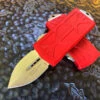 Microtech Exocet Double Edge Stonewashed Standard Red