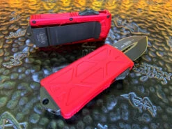 Microtech Exocet Double Edge Standard Red -Southern Blades MT157 1RD 4