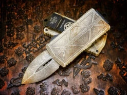 Microtech Exocet Double Edge SandTrooper Standard Signature Series