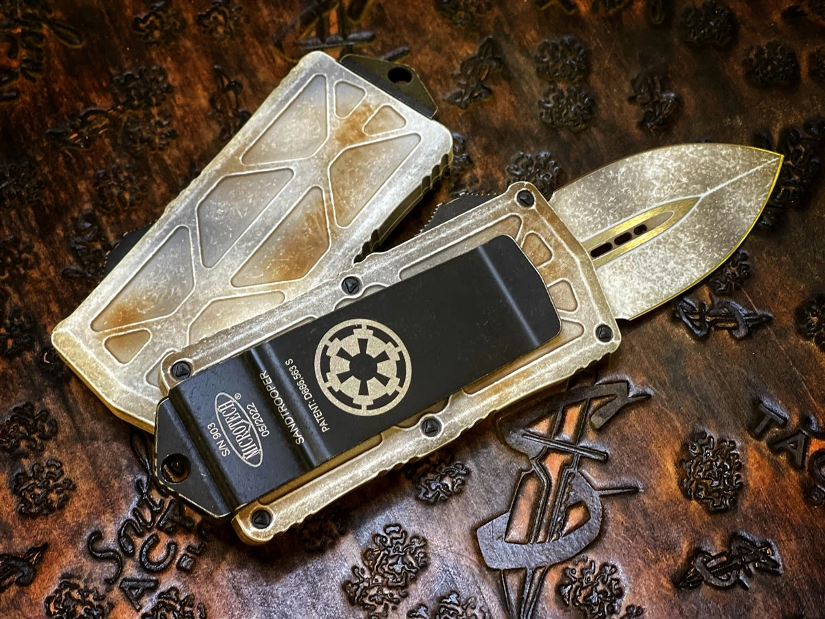 Microtech Exocet Double Edge SandTrooper Standard Signature Series 4 Microtech Exocet Double Edge SandTrooper Standard Signature Series - Image 2