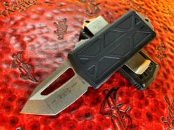 Microtech Exocet Tanto Edge Stonewashed Standard