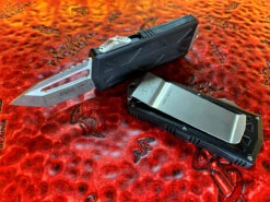 Microtech Exocet Tanto Edge Stonewashed Standard -Southern Blades MT158 10 4