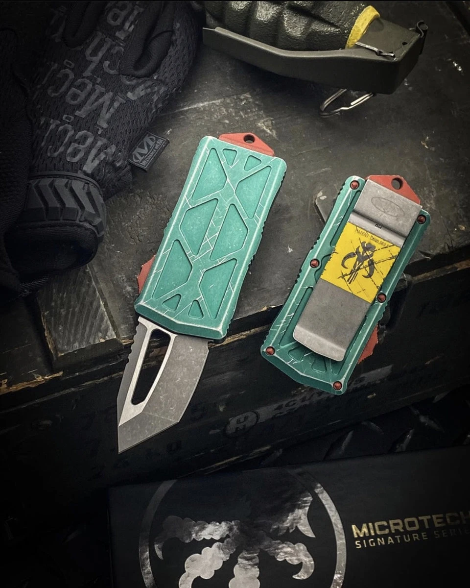 Microtech Exocet Bounty Hunter Apocalyptic Standard Tanto 3 Microtech Exocet Bounty Hunter Apocalyptic Standard Tanto