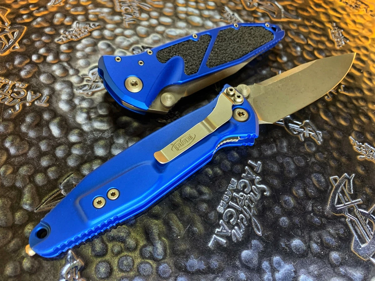 Microtech Socom Elite Manual Single Edge Apocalyptic Standard Blue 4 Microtech Socom Elite Manual Single Edge Apocalyptic Standard Blue - Image 2