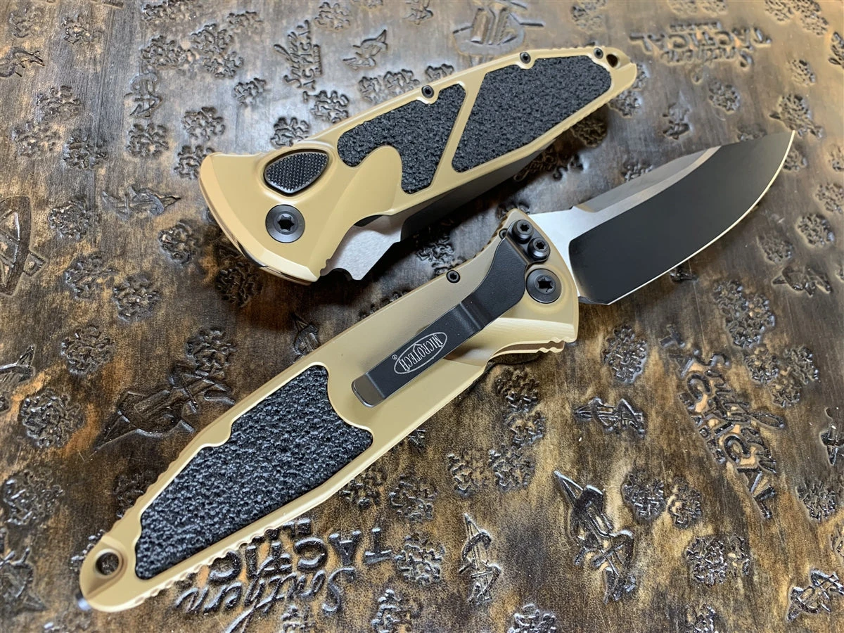 Microtech Socom Elite Auto Single Edge Standard Tan 4 Microtech Socom Elite Auto Single Edge Standard Tan - Image 2