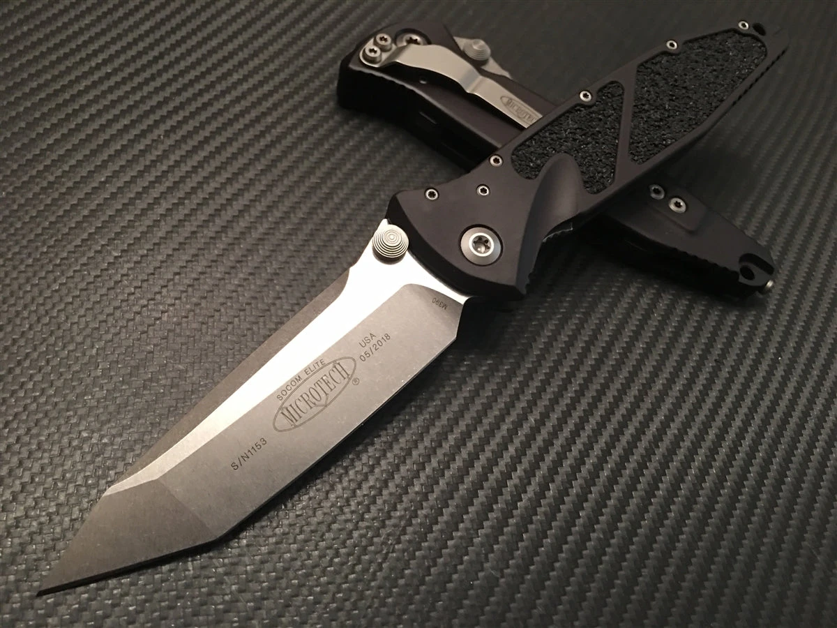 Microtech Socom Elite Tanto Stonewashed Standard 3 Microtech Socom Elite Tanto Stonewashed Standard
