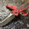 Microtech Socom Elite Manual Tanto Standard Red W/ Carbon Fiber Inlay 1 Microtech Socom Elite Manual Tanto Standard Red W/ Carbon Fiber Inlay -Southern Blades MT161 1RDCFI 2