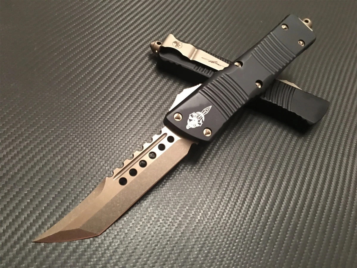 Microtech Signature Series Combat Troodon Hellhound Tanto Bronzed Standard 3 Microtech Signature Series Combat Troodon Hellhound Tanto Bronzed Standard