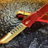 Microtech Combat Troodon Hellhound Tanto Bronzed Standard Merlot 2 Microtech Combat Troodon Hellhound Tanto Bronzed Standard Merlot -Southern Blades MT219 13 MR 2