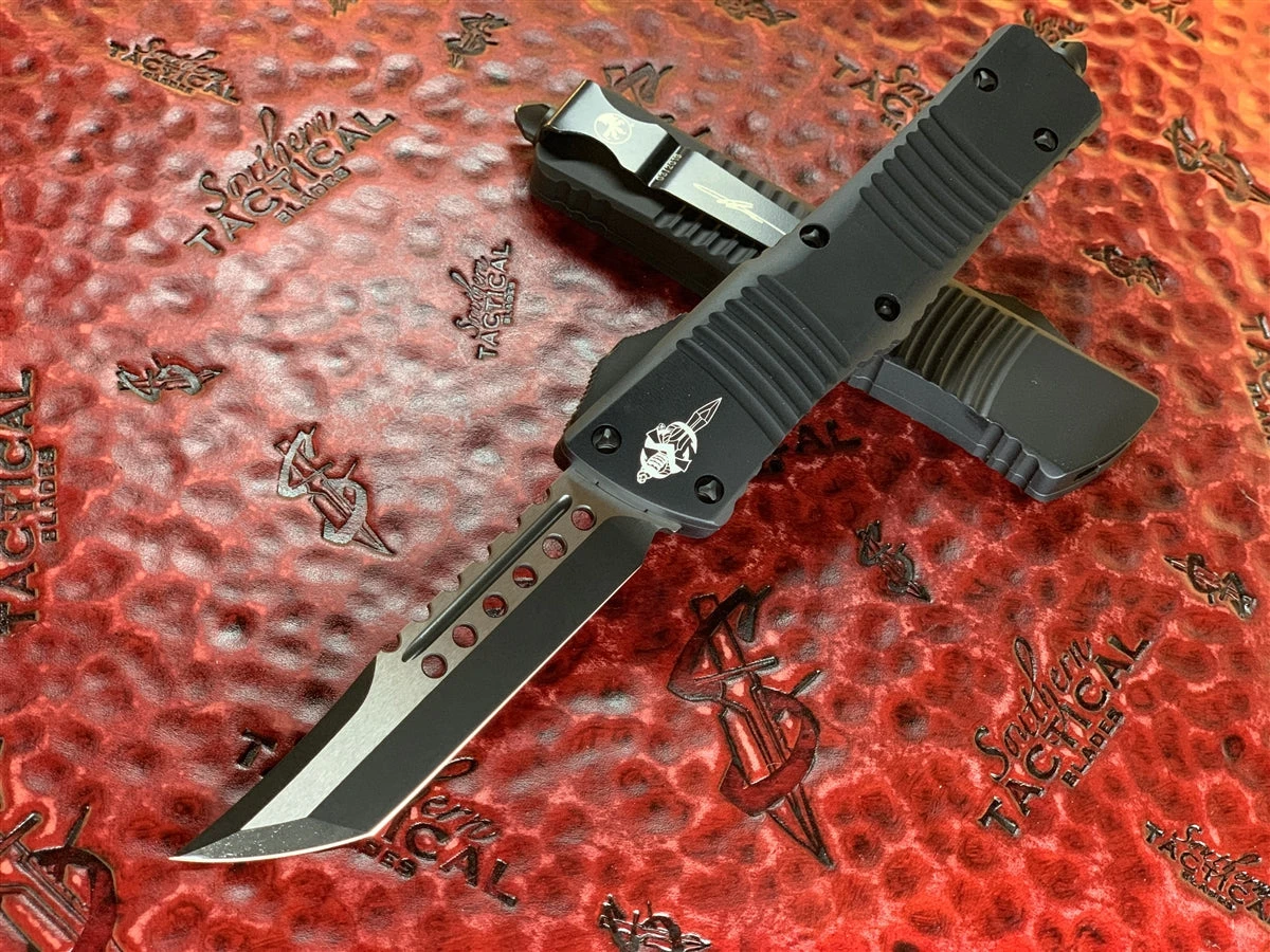 Microtech Combat Troodon Hellhound Tanto DLC Standard 3 Microtech Combat Troodon Hellhound Tanto DLC Standard