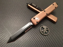 Microtech Ultratech Spartan Part Serrated Tan
