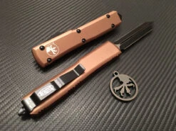 Microtech Ultratech Spartan Full Serrated Tan 5 Microtech Ultratech Spartan Full Serrated Tan -Southern Blades MT223 3TA 3