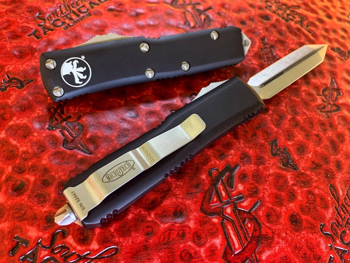 Microtech UTX85 Spartan Stonewashed Standard 4 Microtech UTX85 Spartan Stonewashed Standard - Image 2