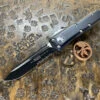 Microtech UTX-85 Single Edge Black Part Serrated 2 Microtech UTX-85 Single Edge Black Part Serrated -Southern Blades MT231 2 2