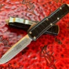 Microtech UTX85 II Stepside Single Edge Stonewash Standard Signature Series