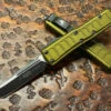 Microtech UTX85 II Stepside Single Edge Standard OD Green Signature Series