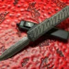 Microtech UTX-85 Double Edge Damascus Standard Carbon Fiber Top Signature Series 1 Microtech UTX-85 Double Edge Damascus Standard Carbon Fiber Top Signature Series -Southern Blades MT232 16CFS 2
