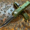 Microtech UTX85 Double Edge Standard OD Green 1 Microtech UTX85 Double Edge Standard OD Green -Southern Blades MT232 1OD 2