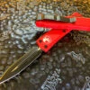 Microtech UTX85 Double Edge Standard Red 2 Microtech UTX85 Double Edge Standard Red -Southern Blades MT232 1RD 2