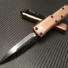 Microtech UTX85 Double Edge Standard Tan 2 Microtech UTX85 Double Edge Standard Tan -Southern Blades MT232 1TA 2