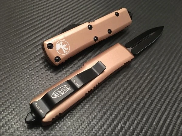 Microtech UTX85 Double Edge Standard Tan 4 Microtech UTX85 Double Edge Standard Tan - Image 2