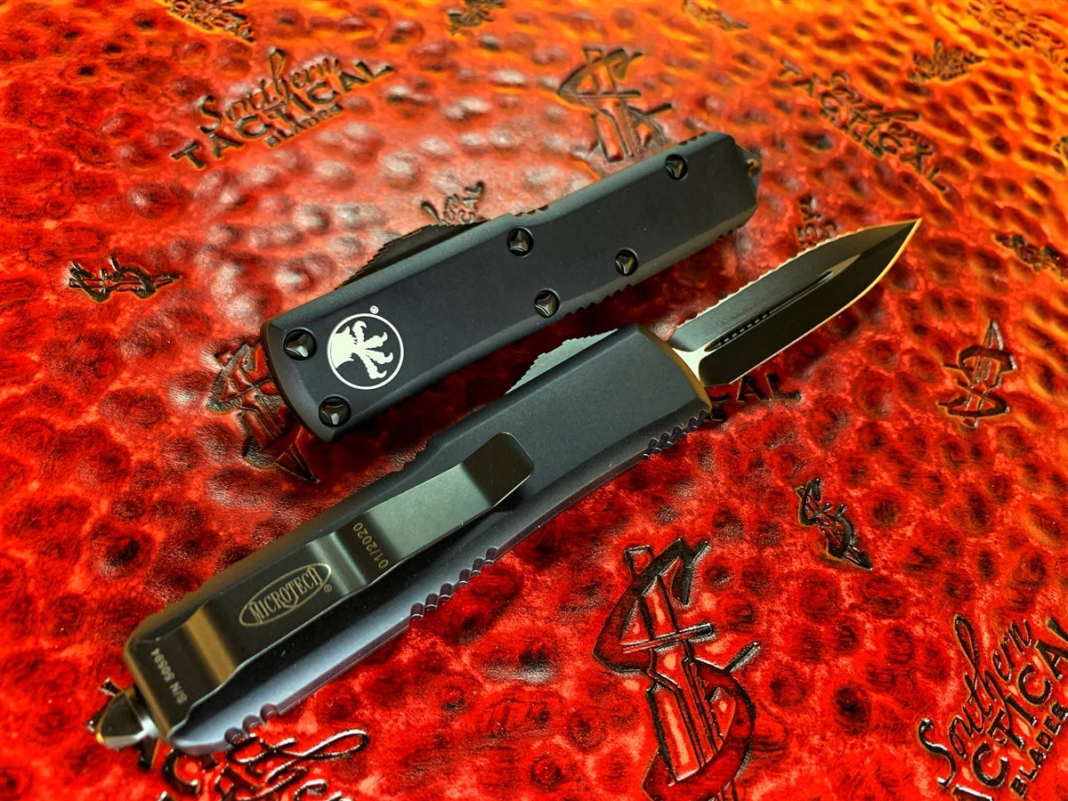 Microtech UTX85 Double Edge Full Serrated Tactical 4 Microtech UTX85 Double Edge Full Serrated Tactical - Image 2