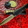 Microtech UTX-85 II Stepside Double Edge Bronzed Full Serrated Signature Series 1 Microtech UTX-85 II Stepside Double Edge Bronzed Full Serrated Signature Series -Southern Blades MT232II 15s 2