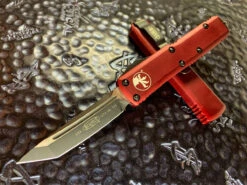 Microtech UTX85 Tanto Standard Merlot