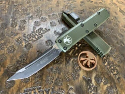 Microtech UTX85 Tanto Standard OD Green